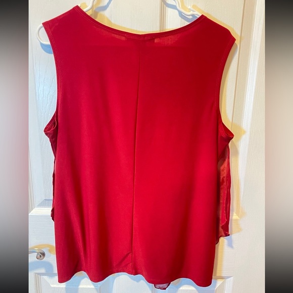 Adele & May Sheer Flowy Tank Blouse Size XL - Picture 4 of 4